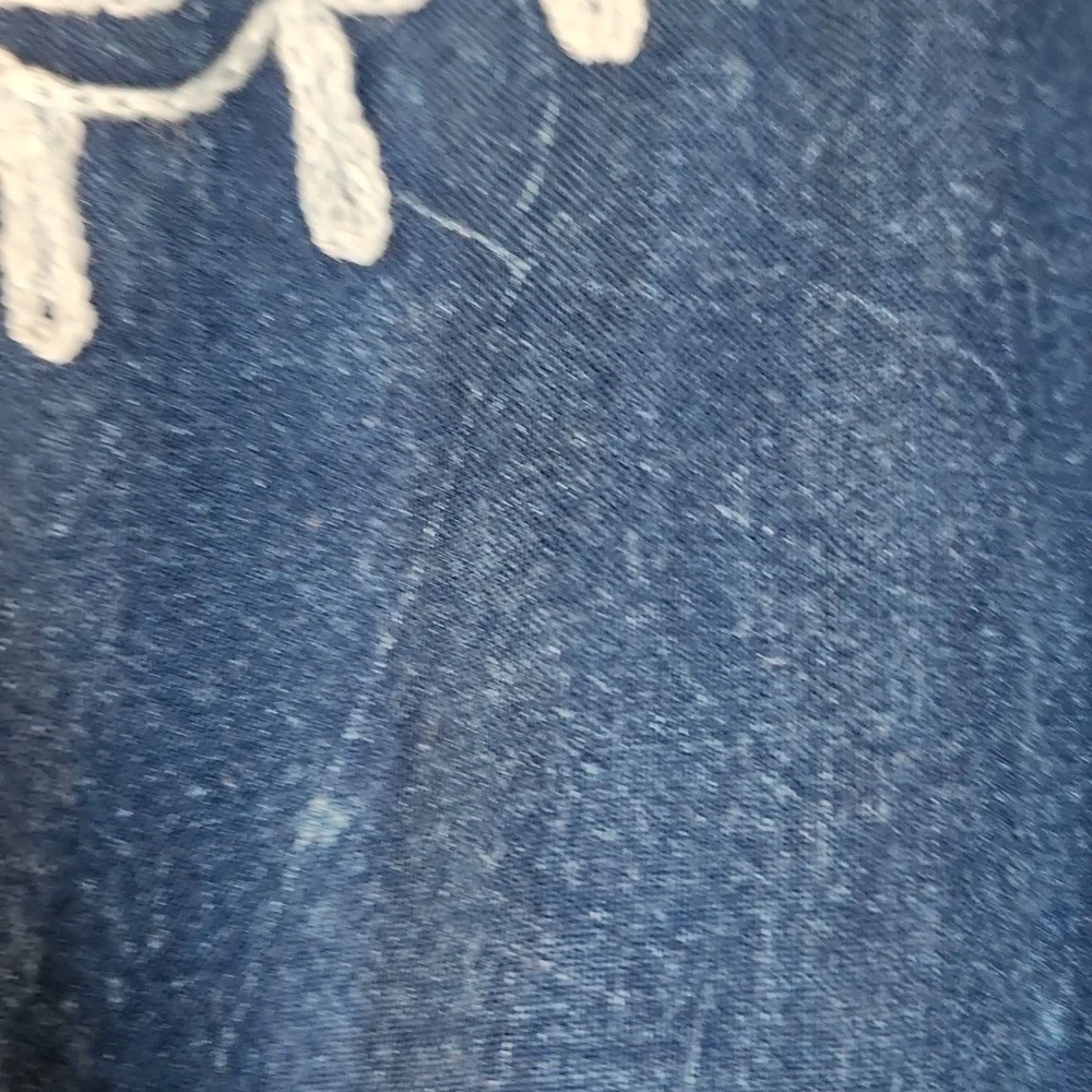 Earthbound Trading Co. Blue Chambray Cowgirl Dress - Sz S, NWOT - Picture 7 of 8